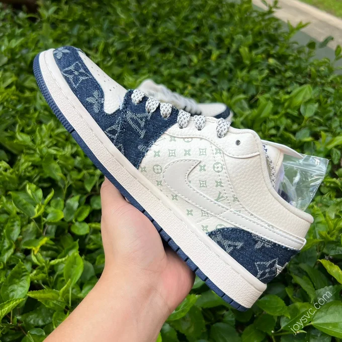 Air Jordan 1 Low LV White Blue Denim SJ9950-003