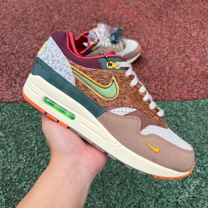 Division Street x Nike Air Max 1 Brown Grey HQ2639-100