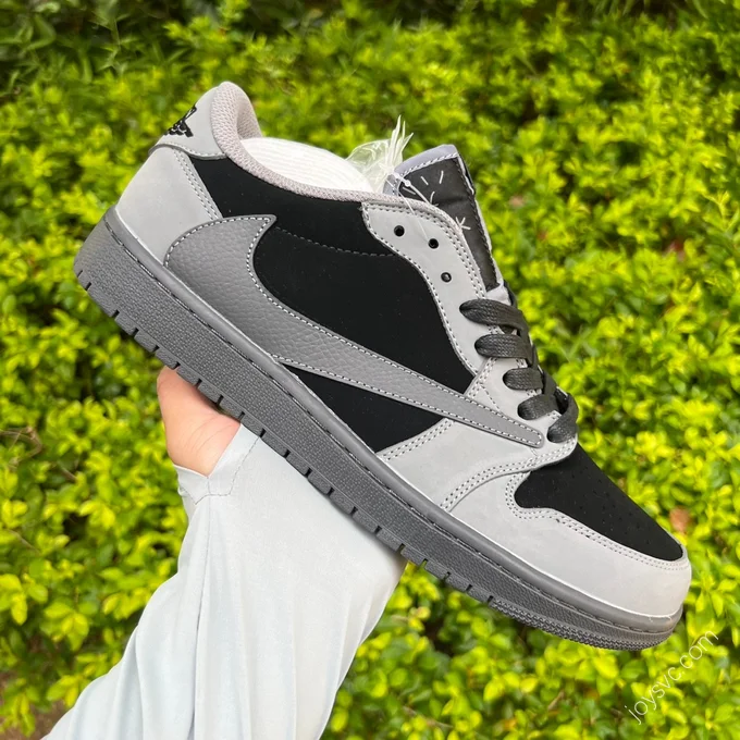 Travis Scott x Air Jordan 1 Low Golf Gray Black DM7866-775