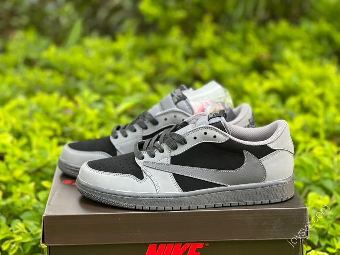 Travis Scott x Air Jordan 1 Low Golf Gray Black DM7866-775