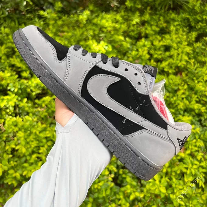 Travis Scott x Air Jordan 1 Low Golf Gray Black DM7866-775