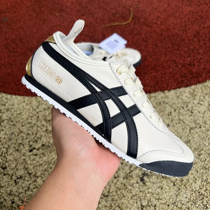 Onitsuka Tiger Mexico 66 Gold Black White