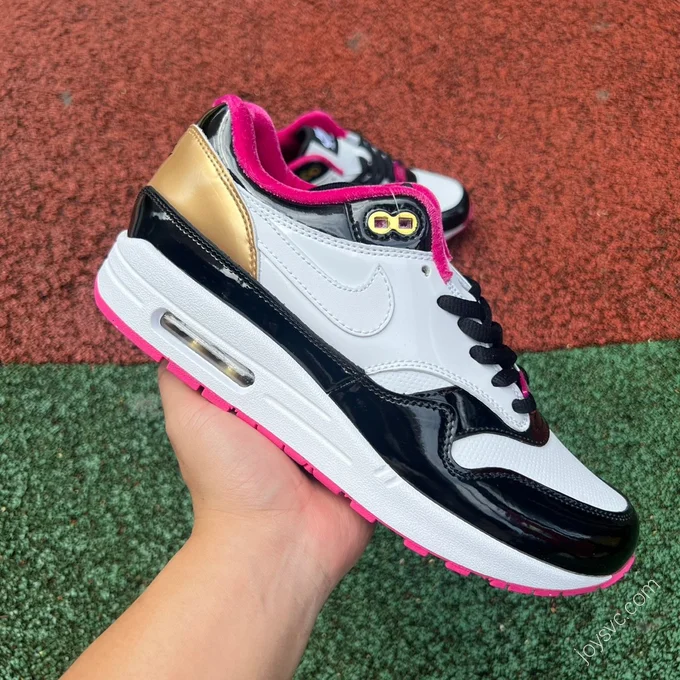 Nike Air Max 1 PHANTACi Black Pink Gold HJ3966-110