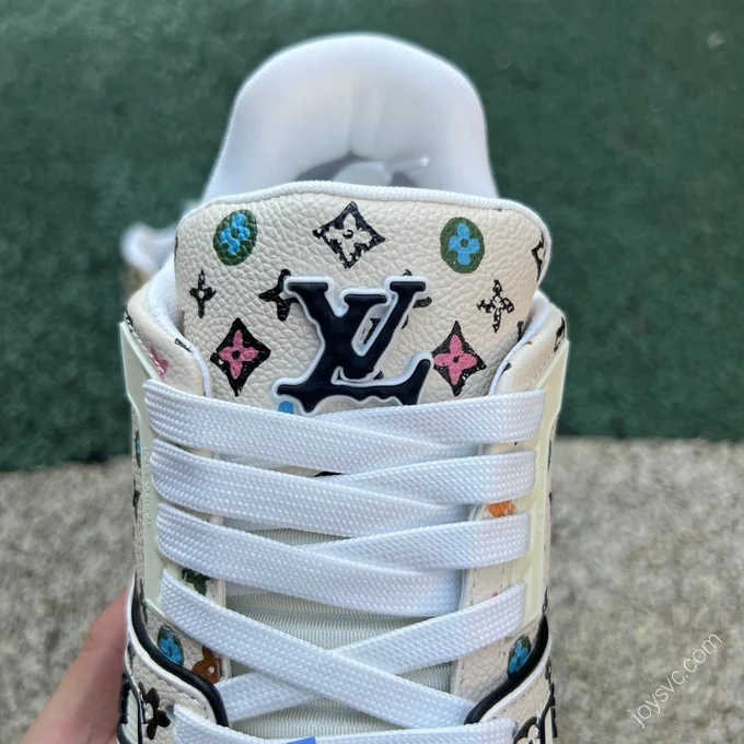 LOUIS VUITTON Trainer Beige Print