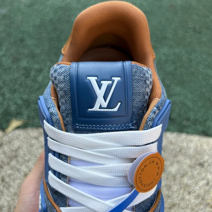 LOUIS VUITTON Trainer Blue Brown