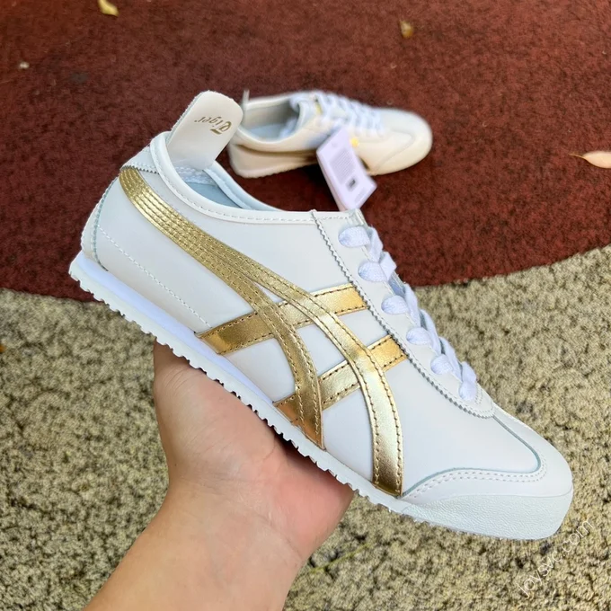 Onitsuka Tiger Mexico 66 Gold White