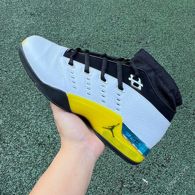 Air Jordan 17 Low White Yellow Sneakers FJ0395-100