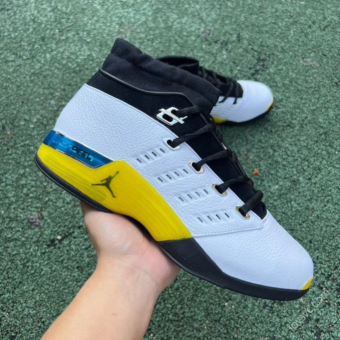 Air Jordan 17 Low White Yellow Sneakers FJ0395-100