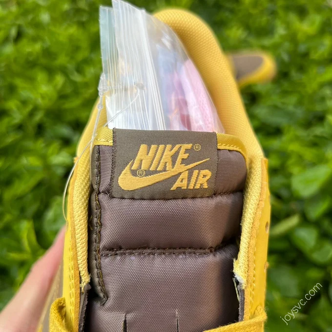 Travis Scott x Air Jordan 1 Low Golf Yellow Brown DM7866-665