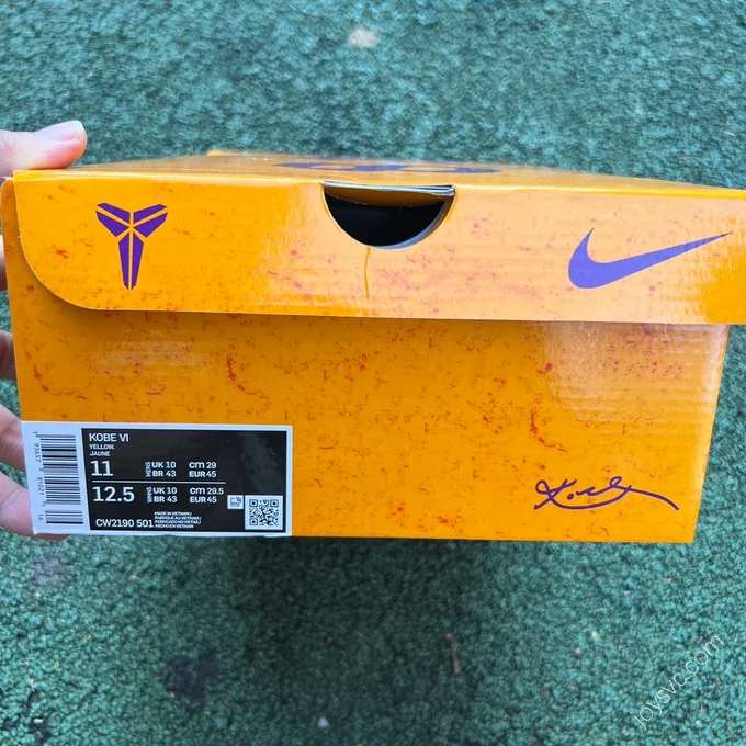 Nike Kobe 6 Protro Yellow White GW2190-501