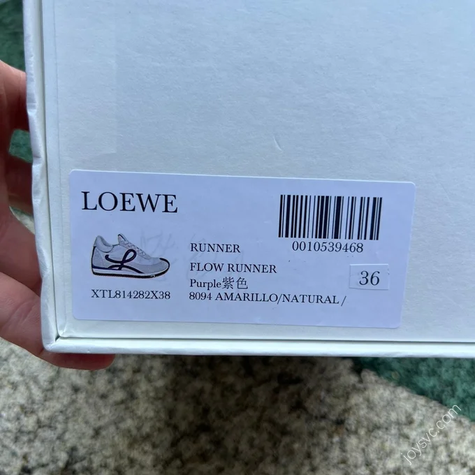 LOEWE Flow Purple Brown White