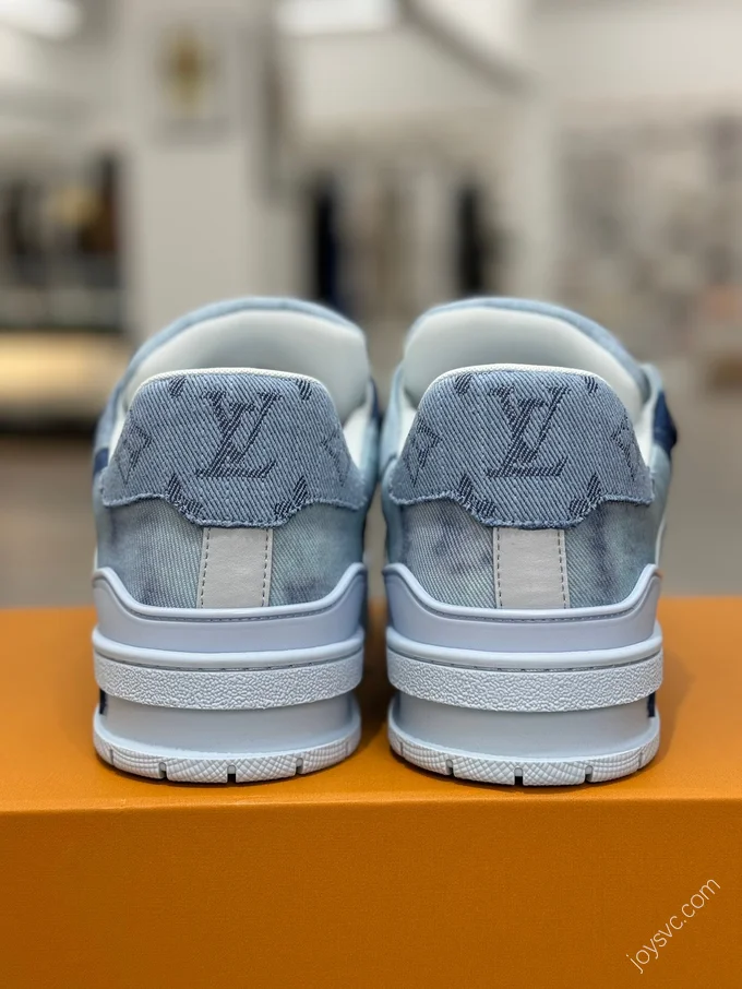 LV Trainer Blue Denim