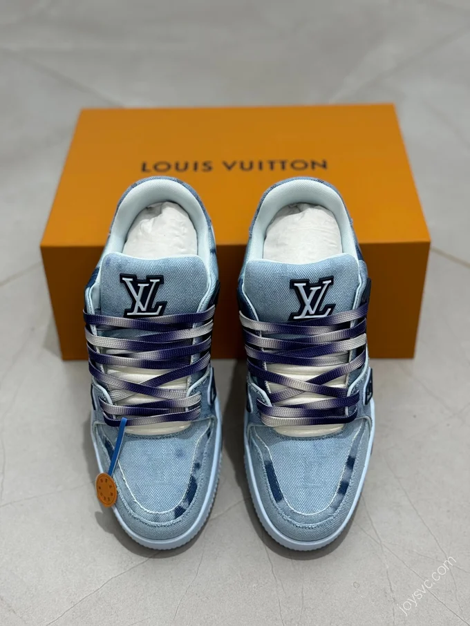 LV Trainer Blue Denim