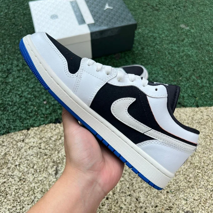 Air Jordan 1 Low Quai 54 White Black HQ0764-001