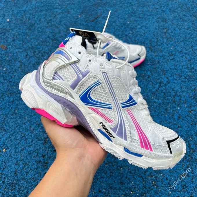 Balenciaga Runner 7.5 Blue Pink White