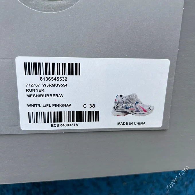 Balenciaga Runner 7.5 Blue Pink White