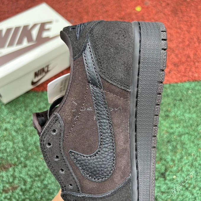 Travis Scott x Air Jordan 1 Low Golf Black Burgundy DM7866-202