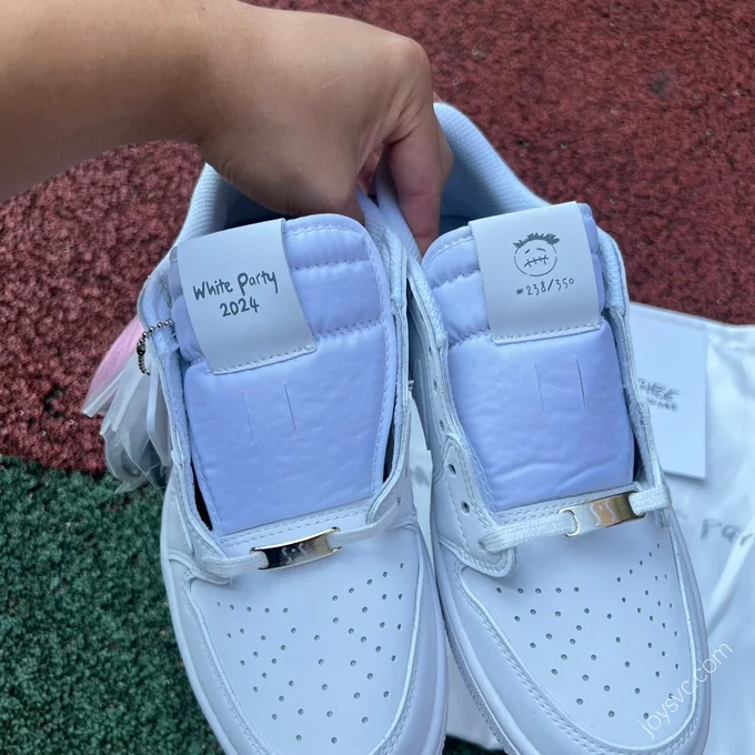 Travis Scott x Air Jordan 1 Low Golf Pure White DM7866-202