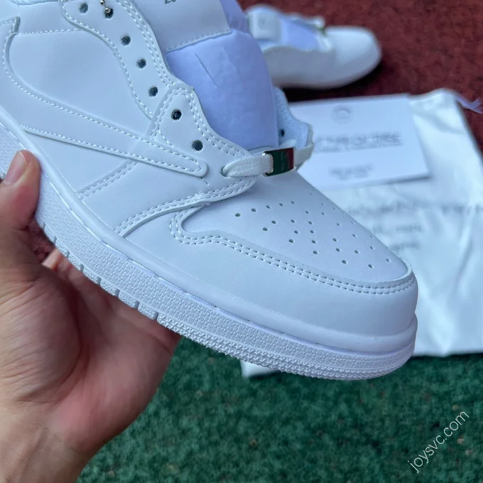 Travis Scott x Air Jordan 1 Low Golf Pure White DM7866-202