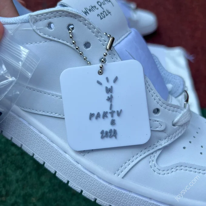 Travis Scott x Air Jordan 1 Low Golf Pure White DM7866-202