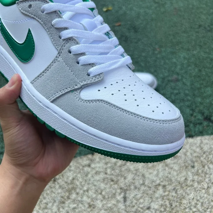 Air Jordan 1 Low Golf White Gray Green DD9315-112