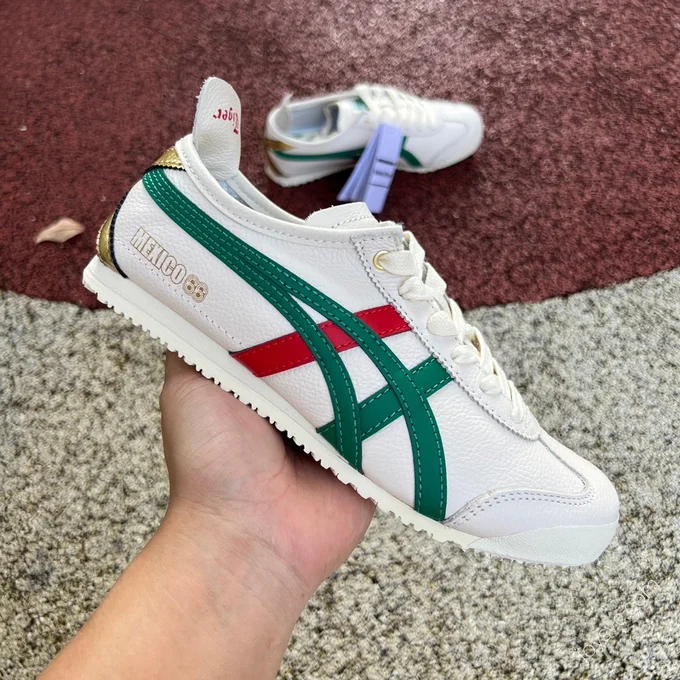 Onitsuka Tiger Mexico 66 Red Green Beige White