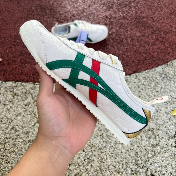 Onitsuka Tiger Mexico 66 Red Green Beige White