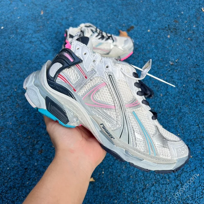 Balenciaga Runner 7.5 Blue Pink White