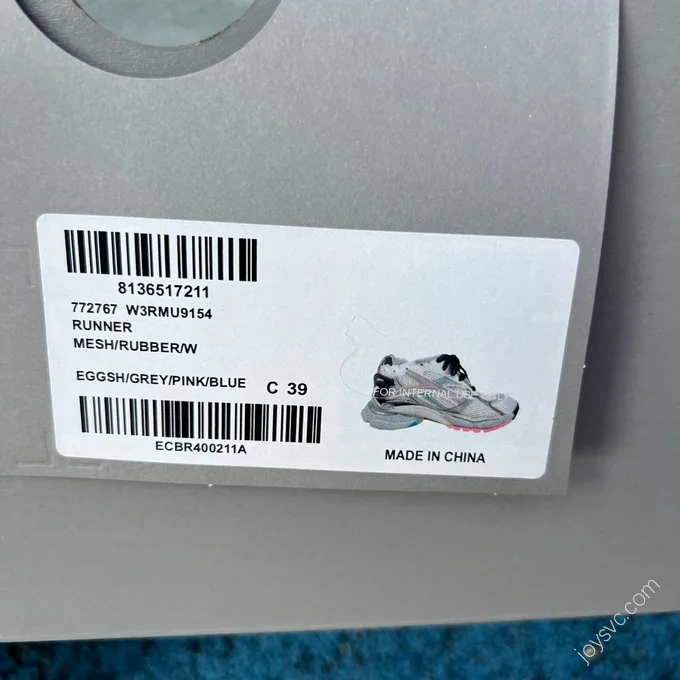 Balenciaga Runner 7.5 Blue Pink White