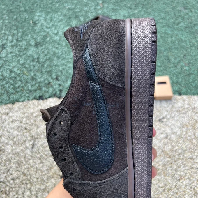 Travis Scott x Air Jordan 1 Low Black Burgundy D DM7866-202