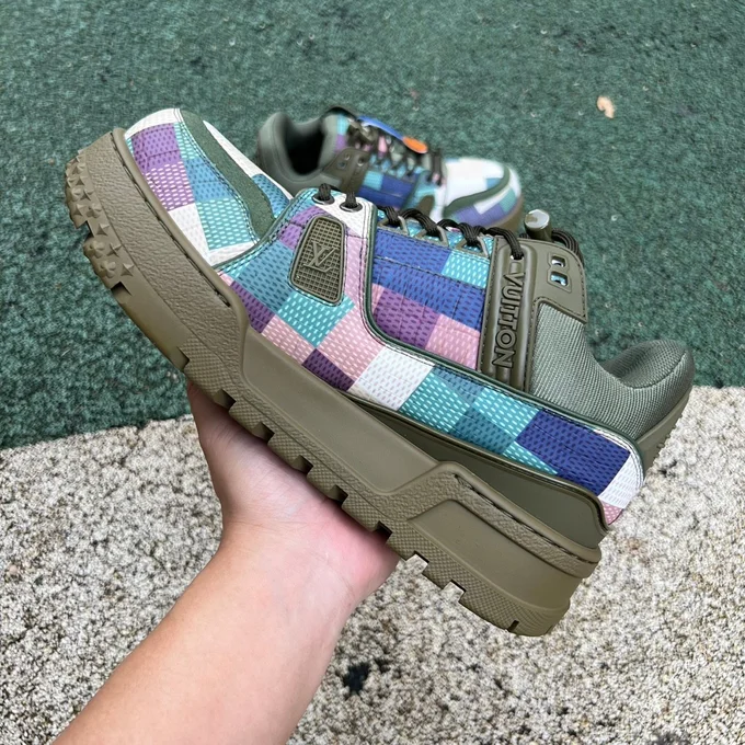 LOUIS VUITTON Trainer Maxi Multicolor Green