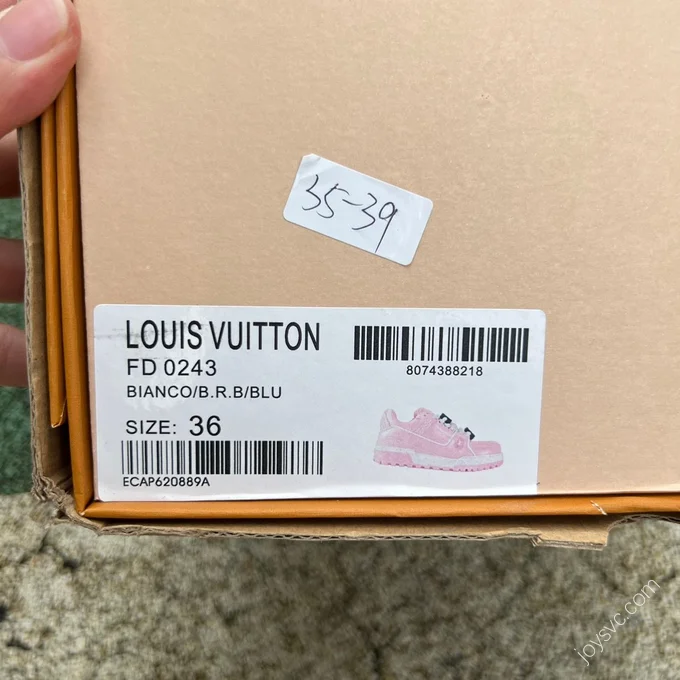 LOUIS VUITTON Trainer Maxi Pink