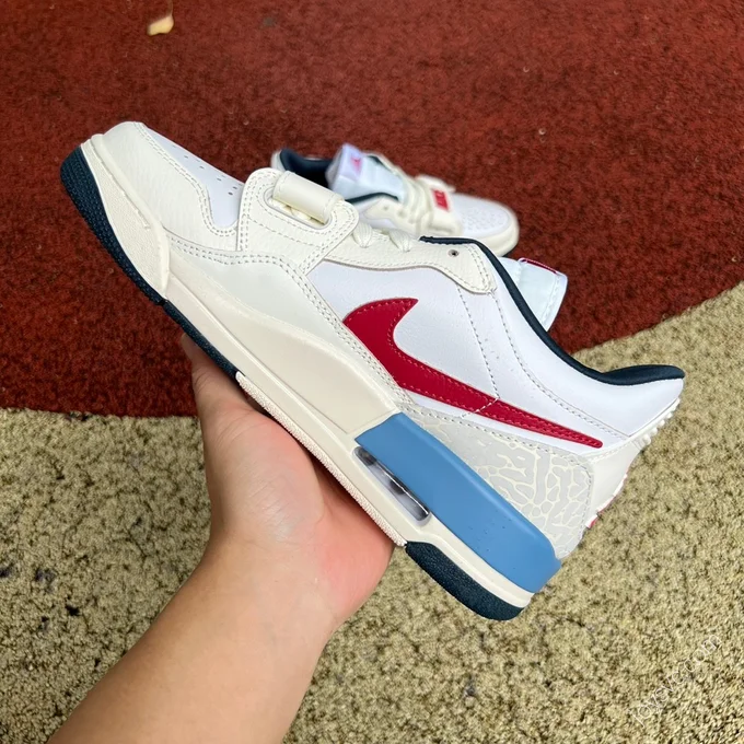 Air Jordan Legacy 312 White Blue Red Low Low-Top Sneaker HM3709-141