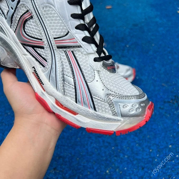 Balenciaga Runner 7.5 Red Silver White