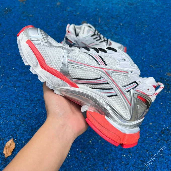 Balenciaga Runner 7.5 Red Silver White