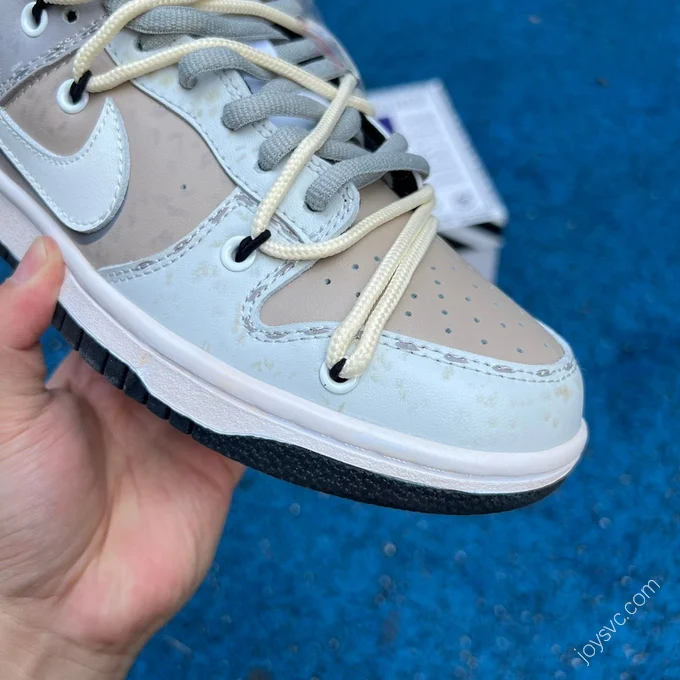 Nike Dunk Low Grey White Custom