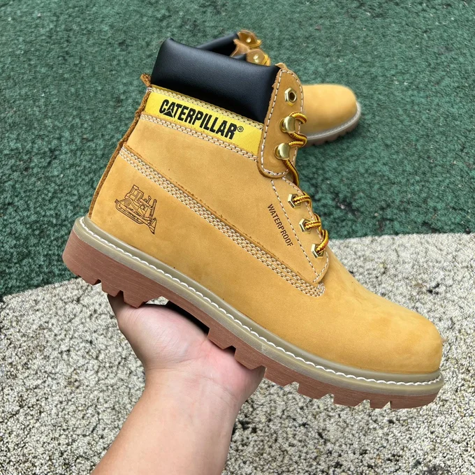 CAT GORE-TEX Yellow Outdoor Work Boots Premium Edition