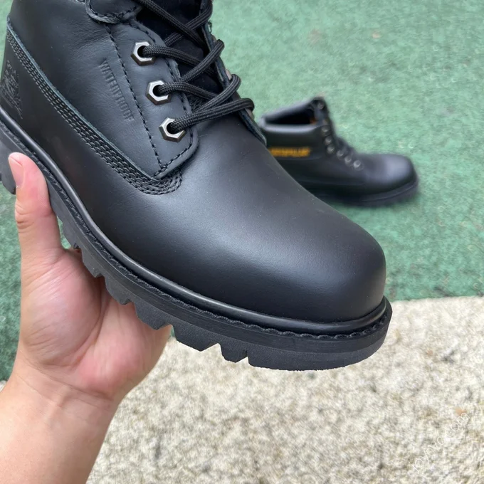 CAT GORE-TEX Black Outdoor Work Boots Premium Edition