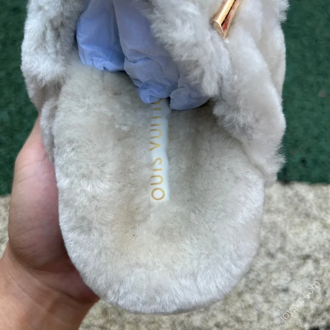 LOUIS VUITTON Bliss Slides Beige