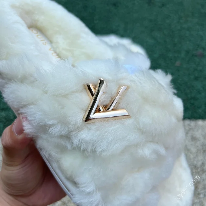 LOUIS VUITTON Bliss Slides Beige