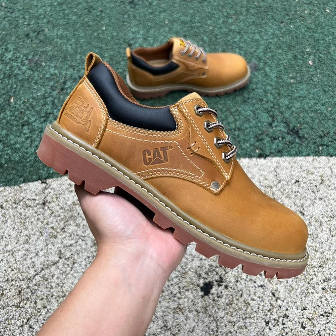 CAT GORE-TEX Low Dark Brown Outdoor Casual