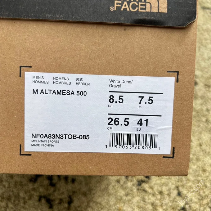 The North Face Altamesa 500 Beige White