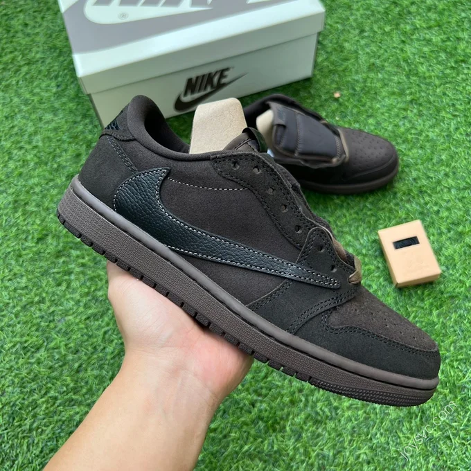 Travis Scott x Air Jordan 1 Low Black Brown 2.0 DM7866-2