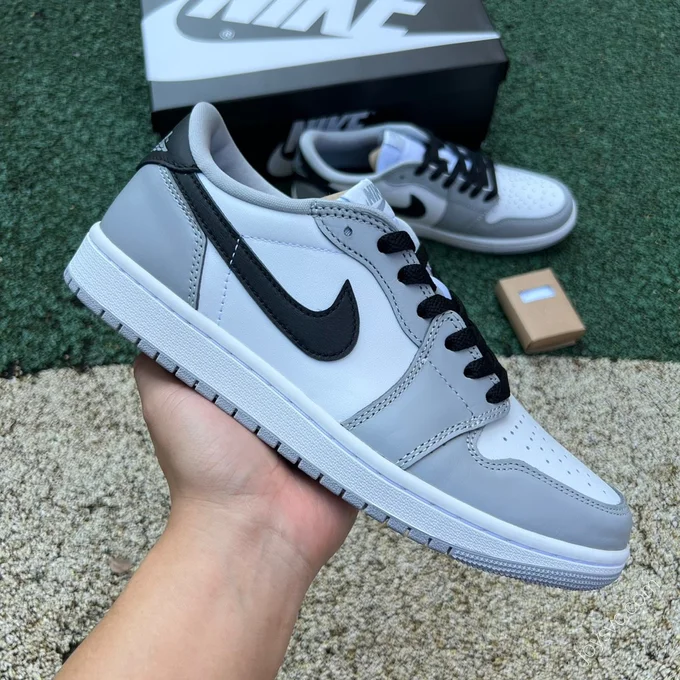 Air Jordan 1 Low White Gray Black Hook CZ0790-110