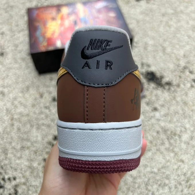 Nike Air Force 1 Brown Black