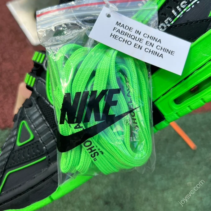 Off-White x Nike Air Rubber Dunk Green Black CU6015-001