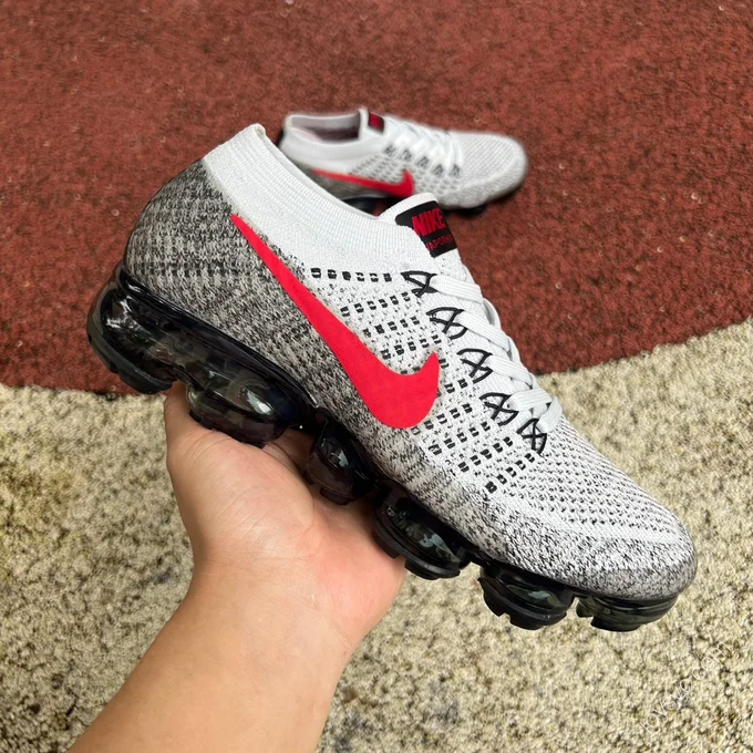 Nike Air VaporMax FK White Red Grey 849558-020