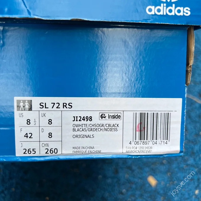 Adidas SL 72 Grey Black White JI2498