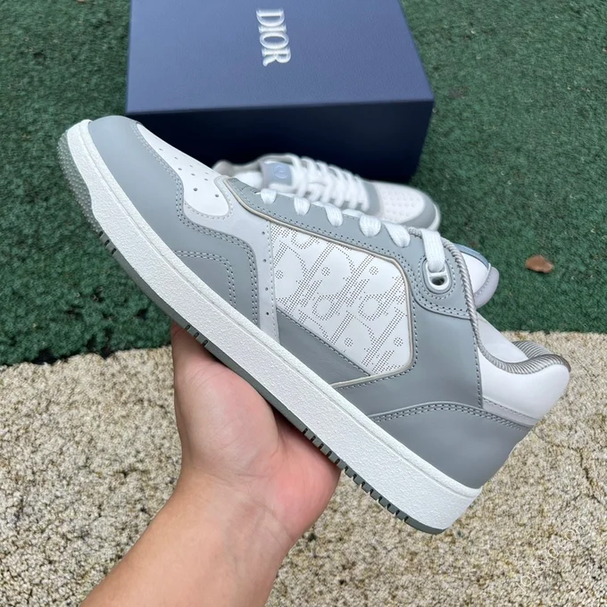 DIOR B27 Low White Grey