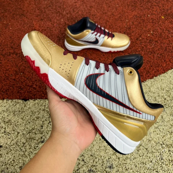 Nike Zoom Kobe 4 Gold White FQ3544-100